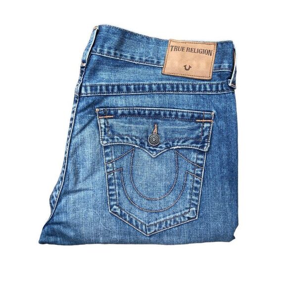 RARE 2016 True Religion Jeans Size 36 DUST CLOUD Blue - Picture 6 of 8
